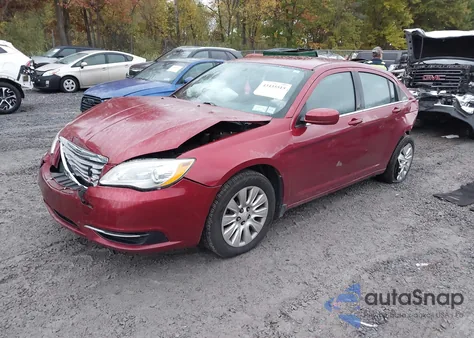 2013 Chrysler 200 Lx из США, поврежденный, VIN 1C3CCBAG2DN767874